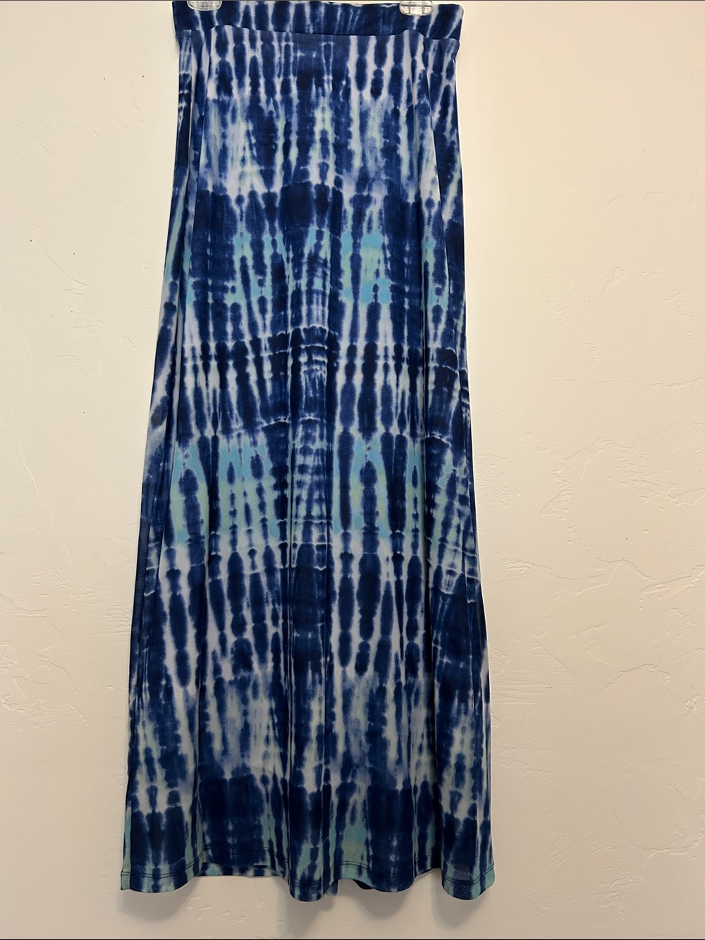Bobeau Lined Tie-Dye Maxi Skirt - Small
